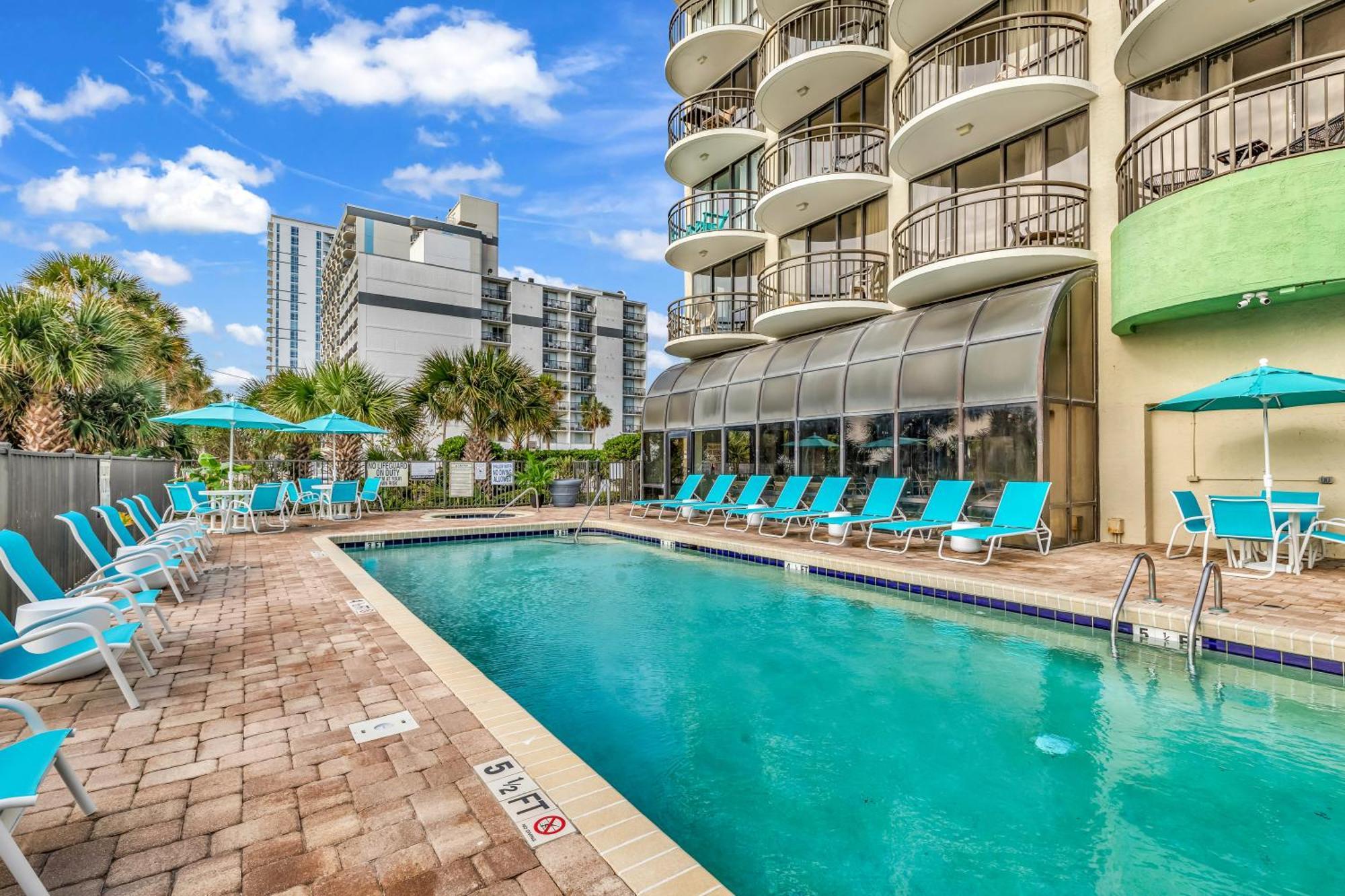 5Th Floor Direct Oceanfront Double Suite Sleeps 6 Meridian Plaza 503 Myrtle Beach Kültér fotó